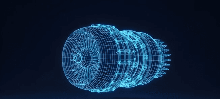 AI powered engine hologram